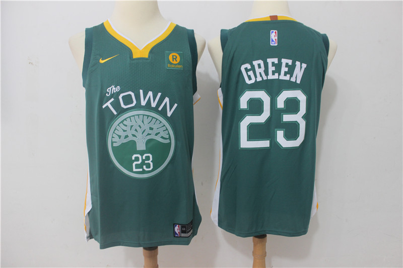 Men Golden State Warriors #23 Green Green Game Nike NBA Jerseys->->NBA Jersey